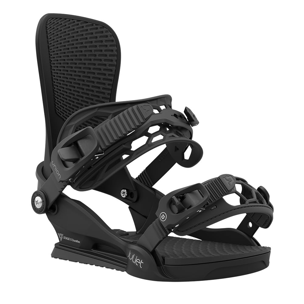 Union Juliet Womens Snowboard Bindings, L, Black
