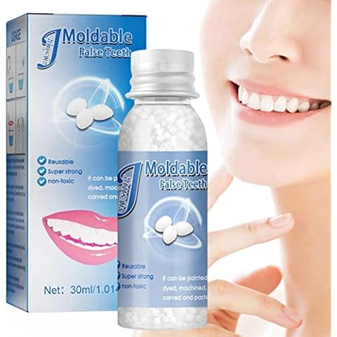 PETUFUN Dental Beads For Tooth Repair,Temporary Tooth Repair Kit For Filling The Missing Broken Tooth And Gaps - Fake Teeth For Temporary Fixing The Missing And Broken Tooth Can Be Dyed And Painted Cover