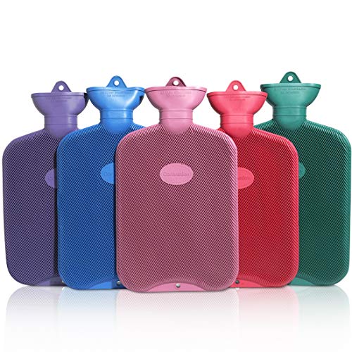 Image of Coronation Covered Hot Water Bottle 2Litre (Blue)