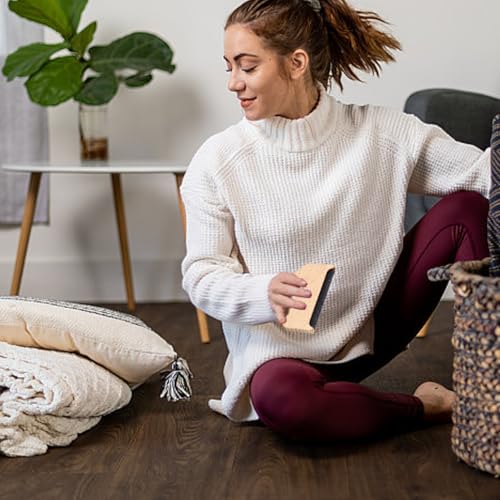 Wollkamm,Wollbürste,Kaschmir Kamm,Fusselkamm,Kaschmirkamm,Pilling Kamm,Wollkamm für Pullover,Cashmere Comb,Cashmere Kamm,Effektive Pilling-Entfernung,für Kleidung und Textilienpflege