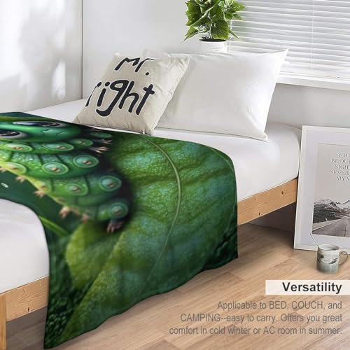 Couverture polaire plaid vert flanelle douce pour lit et canapé - 6