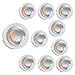 YanFeiYit 10x LED Modul als GU10 Ersatz – 5W 38° Dimmbar aus Keramik super flach 230V – Leuchtmittel für Einbaustrahler Lampe Birne Leuchte Strahler (Warmweiß 3000K) Lampe,Dimmbare günstig Kaufen-YanFeiYit 10x LED Modul als GU10 Ersatz – 5W 38° Dimmbar aus Keramik super flach 230V – Leuchtmittel für Einbaustrahler Lampe Birne Leuchte Strahler (Warmweiß 3000K)