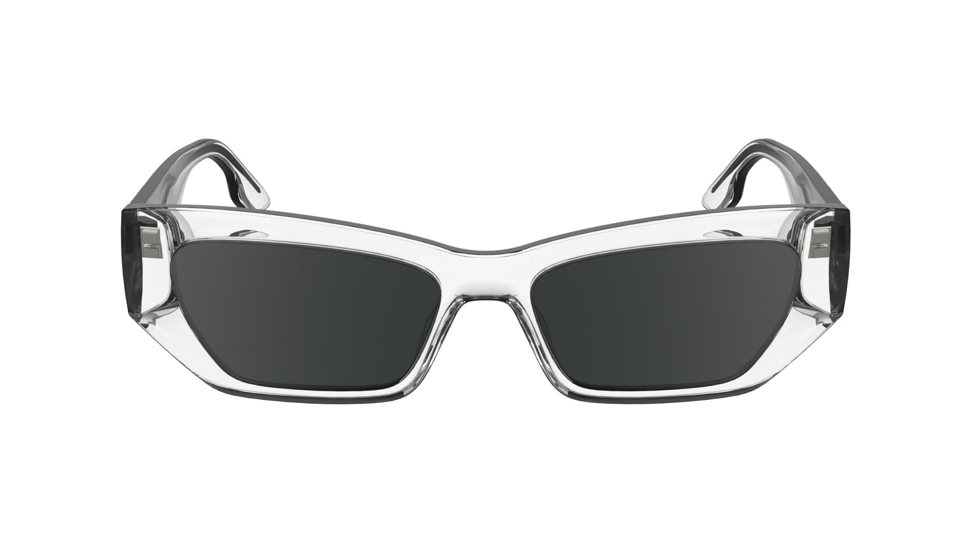 KARL LAGERFELD Unisex Adult Sunglasses KL6160S - Crystal with Solid Smoke Lens