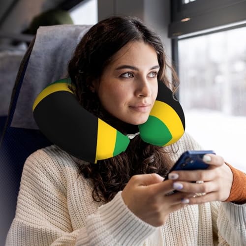 Almohada de Viaje con Estampado Bandera de Jamaica miniatura 6
