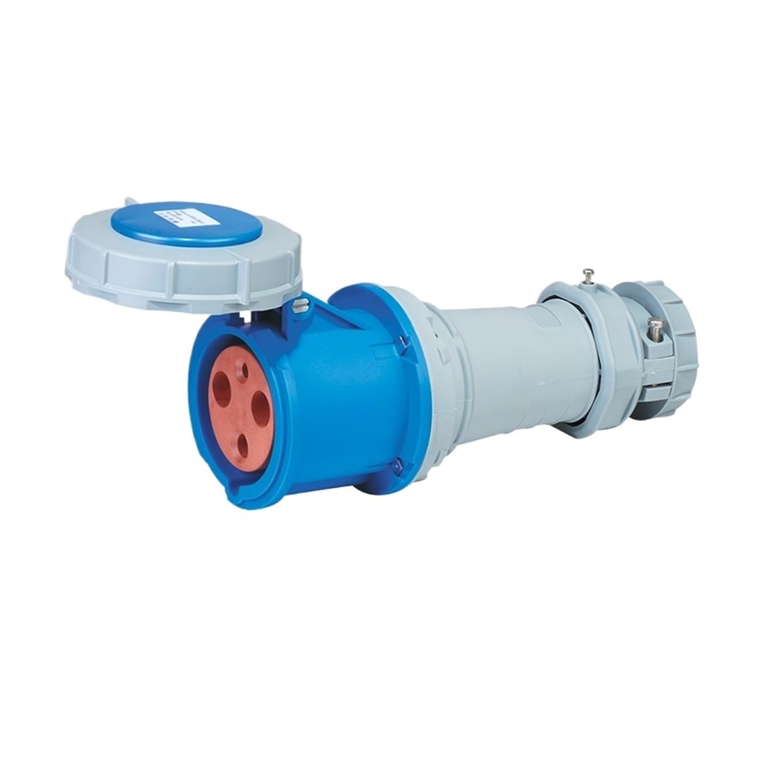 IP67-Reverse-Stecker, wasserdicht, Industrie-Luftfahrt-Stecker und Buchse, Docking, 3-adrig, 4 Löcher, 5-adrig, 63A125A(3P125A IP67 connector GP3390)