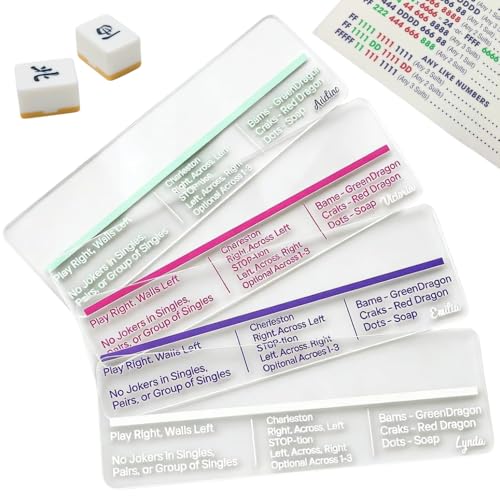 Lector de línea acrílico multicolor para Mahjong personalizado