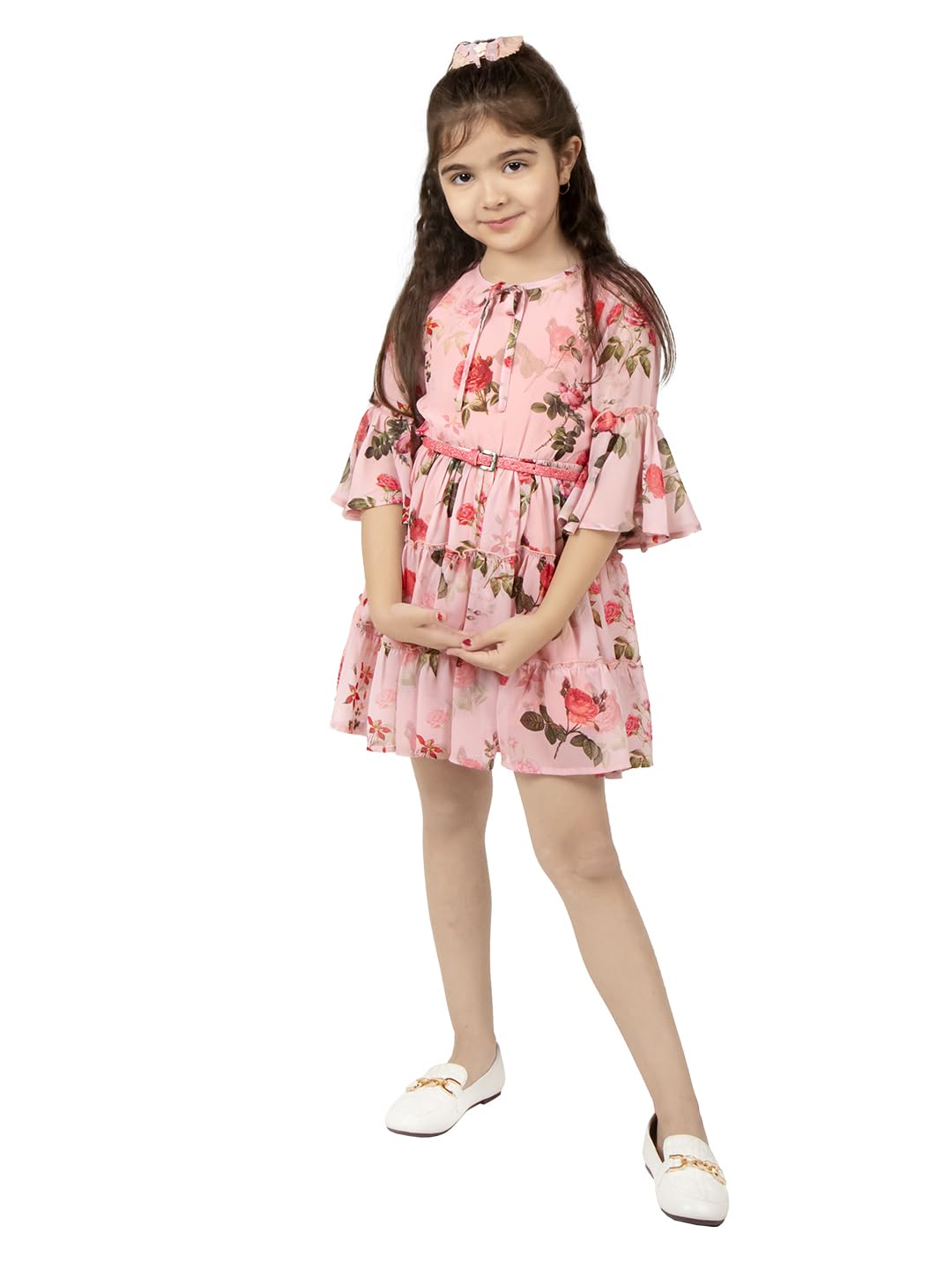 Naughty Ninos Girl’s Polyester Fit and Flare Knee-Length Dresses Naughty Ninos Girl’s Polyester Fit and Flare Knee-Length Dresses