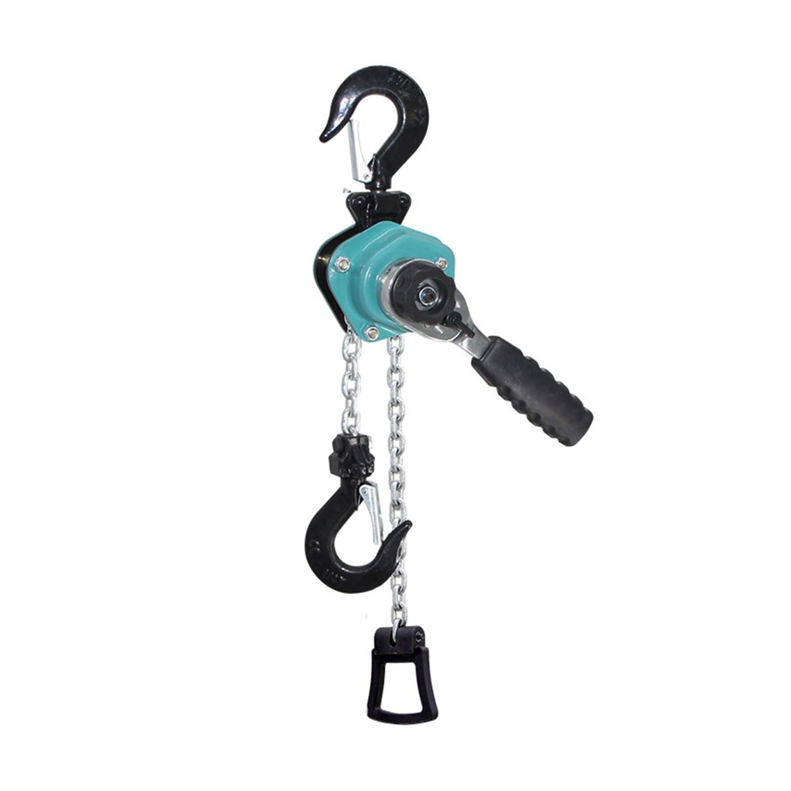 kettenzug Handhebel-Kettenzug, kleiner kompakter Kettenzug, Ratschenabzieher, for Lagerbau, Garage hebelzug(0.5T/1.5M)