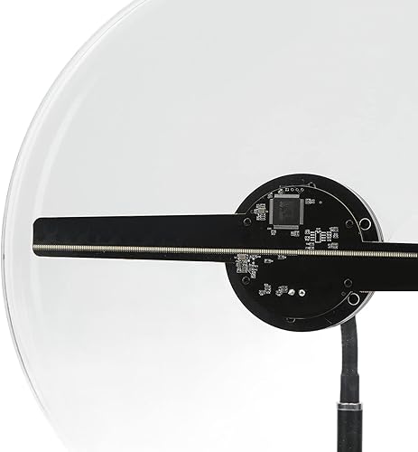 Miniatura 8 de Ventilador holográfico 3D, ventilador de holograma de ojo desnudo de 11.8 in, ventilador LED de visualización publicitaria, proyector holográfico
