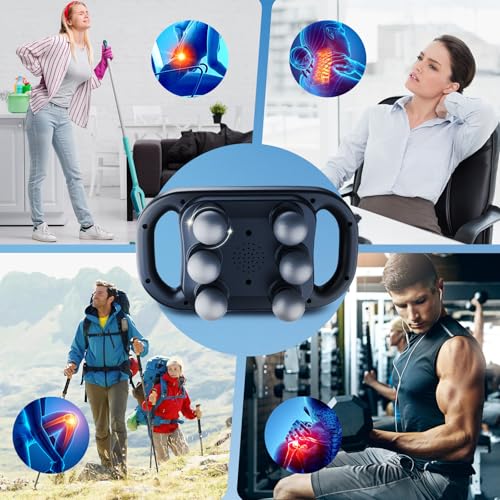 Belovedone BL-518 Massage Gun Percussion Electric Massager Gun Deep Tissue 6-Head Handheld Pulse Fascia Gun Tool Muscle Pain Relief thumb #5