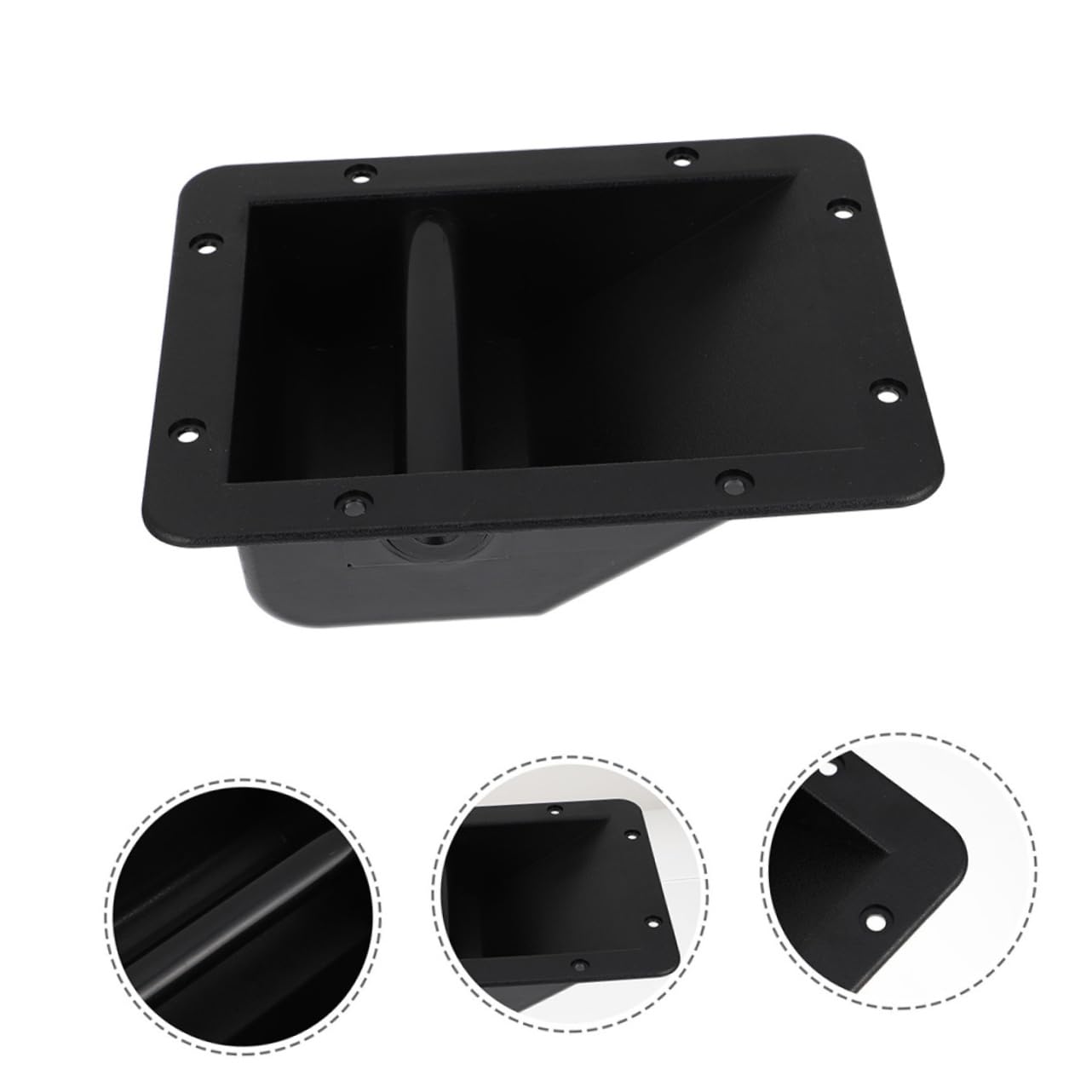 Uonlytech Poignées De Transport D'enceinte en Plastique Lot De 4 Robustes Universelles pour Haut-parleurs Installation Facile Usage Prolongé