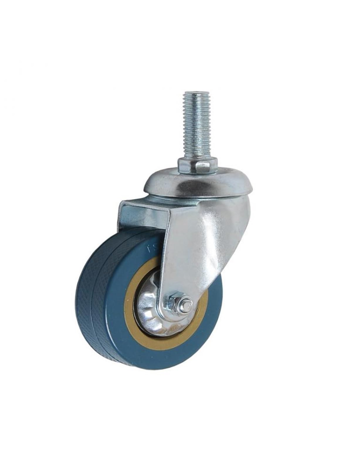 Caster de supermarché AVIMYA bleu M10 idéal pour manier les chariots dans les rayons étroits