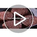 SENSARTE Nonstick Grill Pan for Stove Tops, Versatile Griddle with Pour Spouts, Square Big Cooking Surface, Durable Skillet Indoor & Outdoor Grilling. PFOA Free, 9.5 Inch
