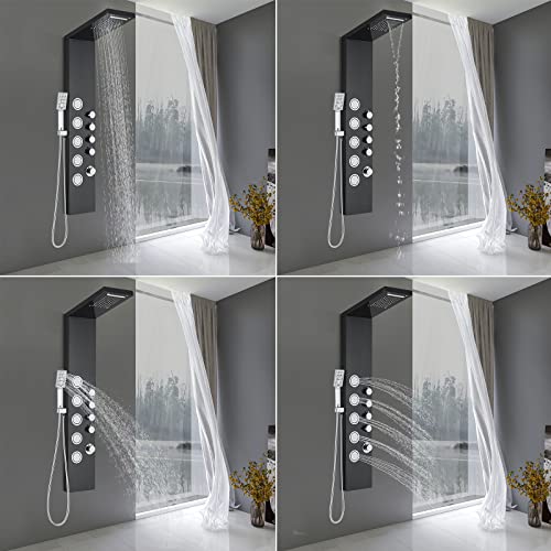fyheast-Columna-ducha-hidromasaje-Panel-de-ducha-de-acero-inoxidable-con-5-rociadores-de-cuerpo-y-3-juegos-de-ducha-de-mano-columna-de-ducha-de-montaje-en-pared-negro