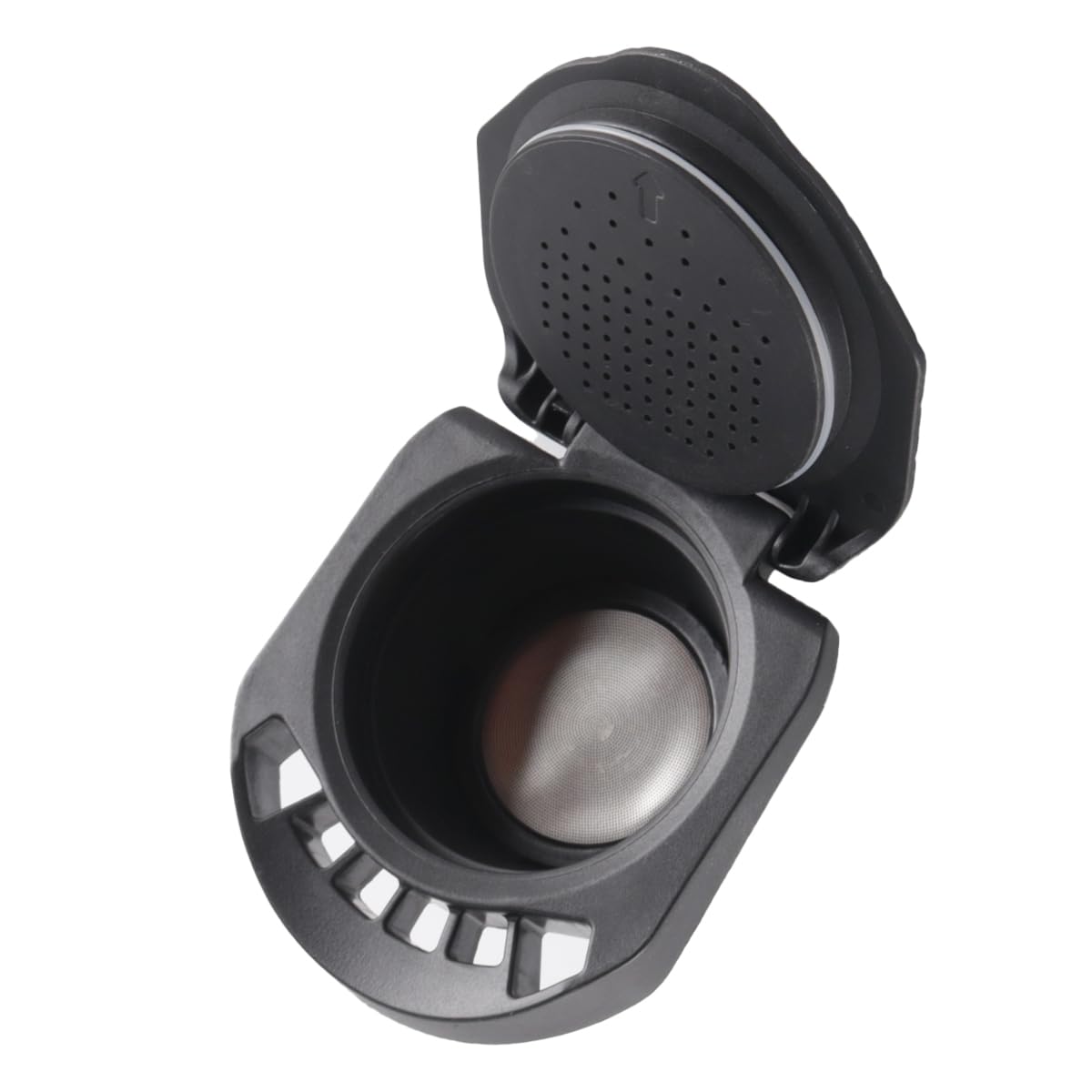 Adattatore per capsule riutilizzabili – Vassoio per polvere di caffè con cucchiaio e pennello, compatibile con Piccolo XS/EDG 305/EDG 606.S/Genio S