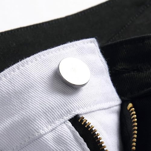 Men's Color Block Skinny Jeans Straight Regular-Fit Jean Pant Casual Patch Slim Fit Denim Pants2