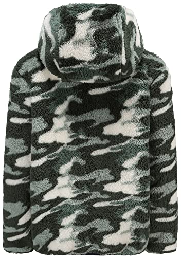 Boys Fleece Sherpa Hoodie Sweatshirts Kids Ultra Soft Full-Zip Jacket2