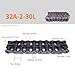 Thickened Wide Waist Industrial Chain 08B 5/8in 10A 3/4in 12A 1in 16A 20A 32A Single/Double Row MINGPING (Size : 32A-2-1.5m Pull 56T)