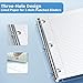 130 Sheets Loose Leaf Paper College Ruled Notebook Paper 8 x 10.5 Inch 3-Hole Punched Lined Paper for Binders 8 x 10-1/2 Loose-leaf Paper, White 3 Ring Binder Paper Filler Paper for School Office Home