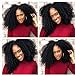 Produktbild Wigreat 4B 4C Mongolian Afro Verworrene Lockige Clip In Haarverlängerungen 8 Stücke Voller Kopf 100% Natürliche Remy Clip ins Für Schwarze Frauen