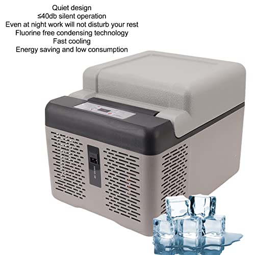 Geladeira Pequena de 12 Volts, Geladeira de Carro Leve -20 ℃ a 20 ℃ 12L para Alimentos para Trailers