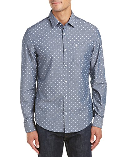 Original Penguin Men's Long-Sleeve Oxford Woven Shirt