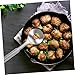 Imagen de TOYANDONA 2 piezas Cucharas de Albóndigas de Acero Inoxidable con Mango Ergonómico para Moldear Carne Herramienta para Hacer Croquetas Caseras Cocina
