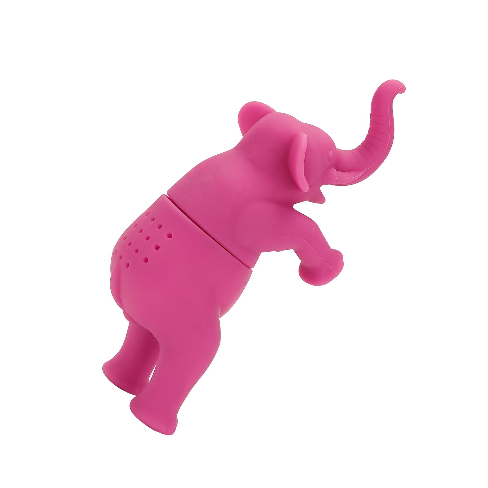SHIDOW Reusable Tea Infuser, Silicone Tea Infuser Loose Tea, Rabbit shape, Fun Gift for Tea Lovers (Pink Elephant)