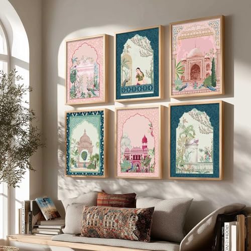 Image of kotart - Pichwai wall Art Paintings with Frame for Home Decoration - Painting for Living Room Bedroom Office Wall hanging frames - (19X25 INCH, F)