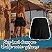 2 Pieces Women Sheer Mesh Mini Skirts Girls See Through Swim Cover Ups Swimsuit Beach Skirt Cover up High Waist Bikini Coverups for Summer