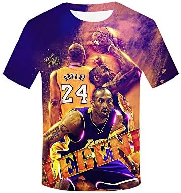 RIP Ko-be T-Shirt Graphic Short Sleeve 3D Printed T-Shirt for Men Women