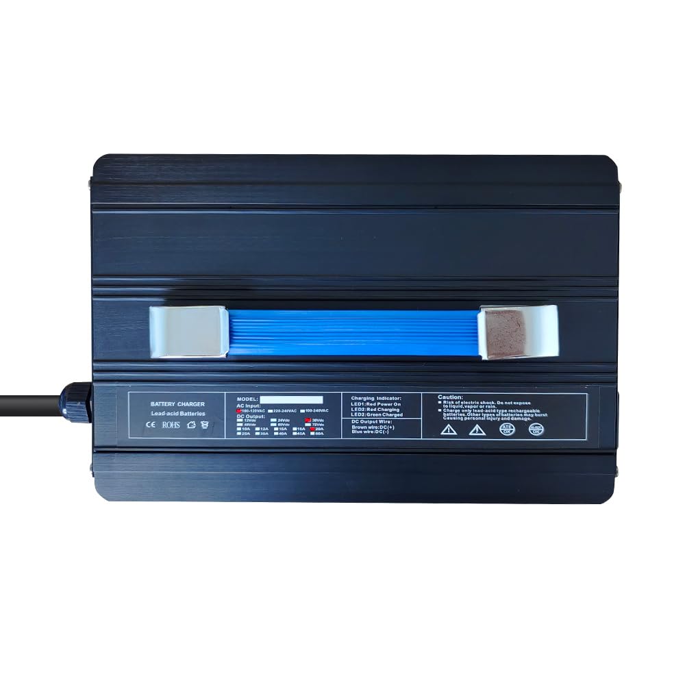Abakoo 36V 20A Battery Charger for EZGO EZ-GO TXT 96-Up Golf Cart, Powerwise Style D-Plug