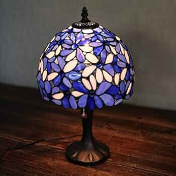Amazon.co.jp : ステンドグラス ランプ テーブルランプ 花花