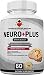 Extra Strength Brain Supplement For Neuro Plus Memory Improvement, Focus, Mood & Wellbeing For Mental Clarity (60 Vegan Capsules) Vitamins & Minerals (Vitamin A, C, D, Calcium, Magnesium & More)