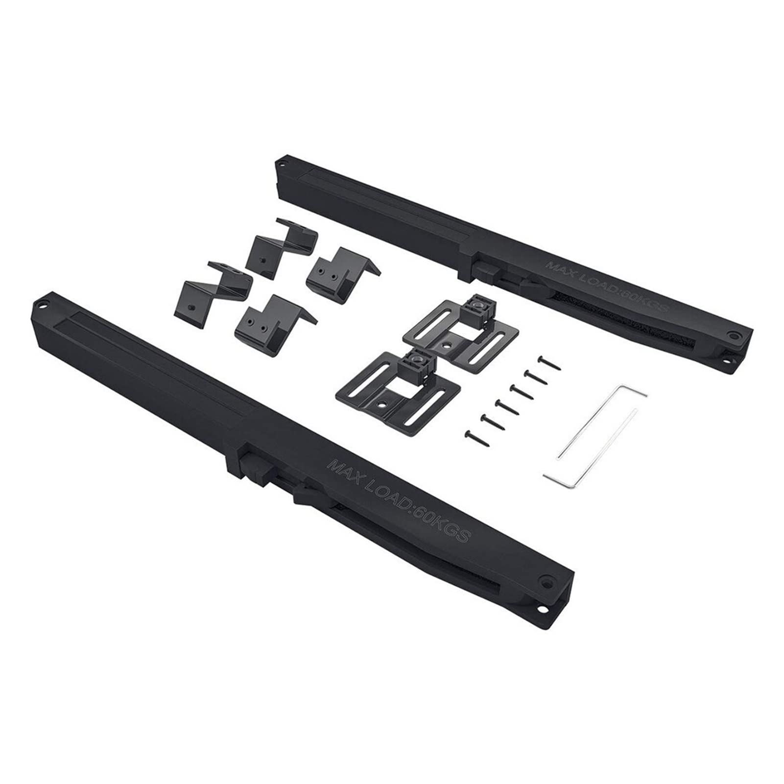 Okucia do drzwi przesuwnych 2PC Drzwi stodoły Soft Zamknij Mechanizm Bufor Sprężyny Przesuwne Damper Regulowane Drzwi Zatrzymuje Meble Akcesoria do remisji sprzętu