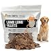 Lamb Lung Fillets for Dogs - Dog and Puppy Chews | Huge Bag! | Made in USA | All-Natural Treats | Crispy not Crumbly | Large and Small Dogs | Smoky Flavor Dogs Love |10 oz.
