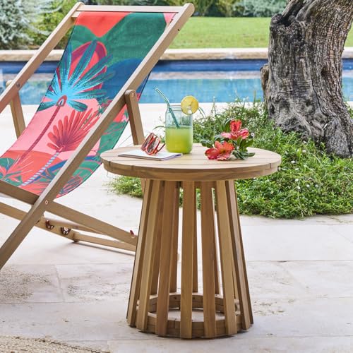 Table Osuna d.50 Acacia Hespéride pour terrasse et balcon - 3