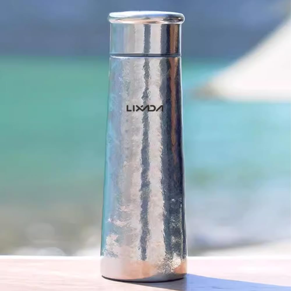 Bouteille D'eau Isolée en Métal Léger Pure Ti 300 Ml Thermos Double Couche pour les Voyages et les Activités de Plein Air