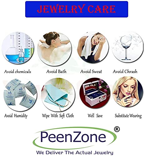 Peenzone Women's 92.5-925 Sterling Cubic Zirconia Toe Ring Leg Finger Rings Silver #TOP3