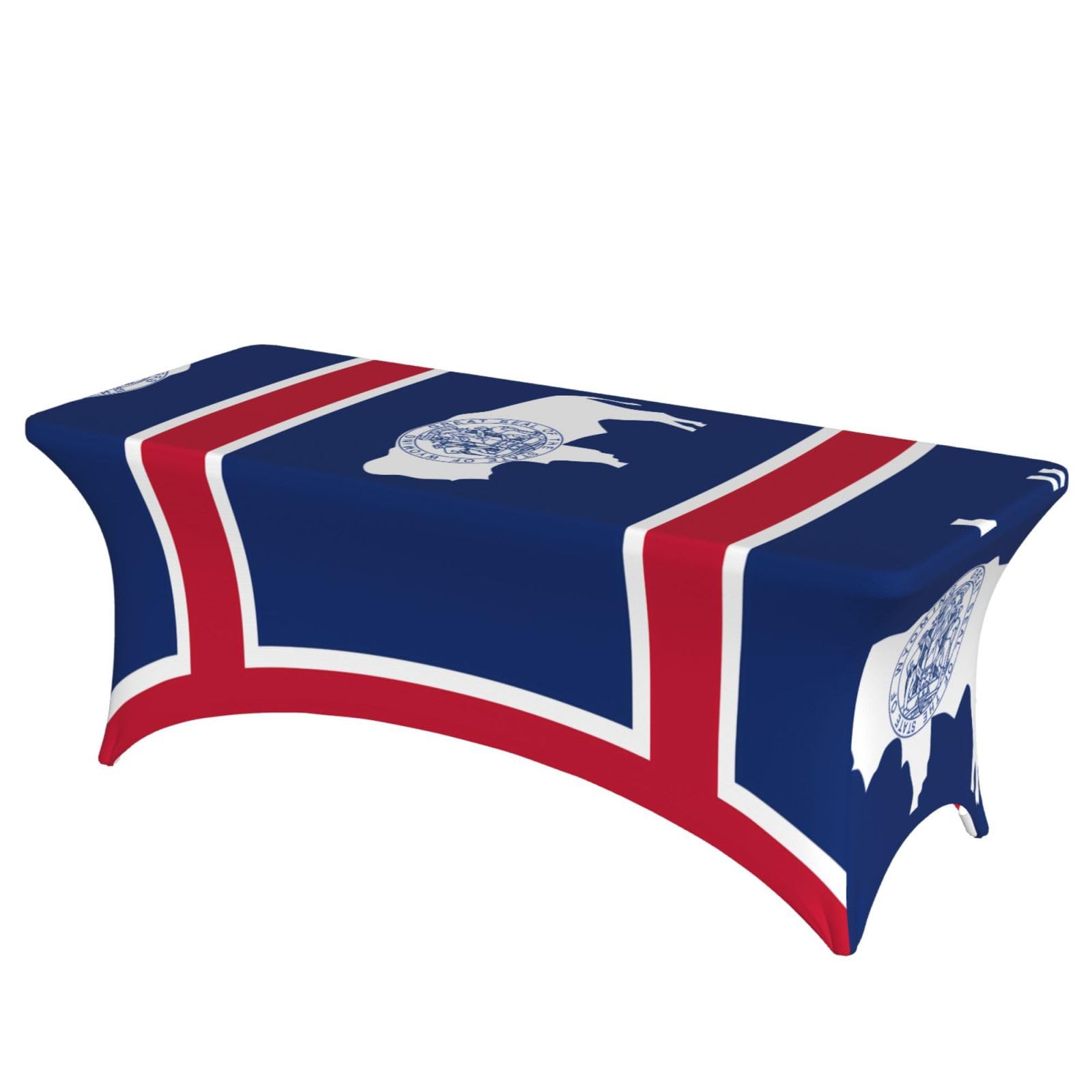 Nappe drapeau Wyoming pour repas de 1,8m et pique-nique en plein air