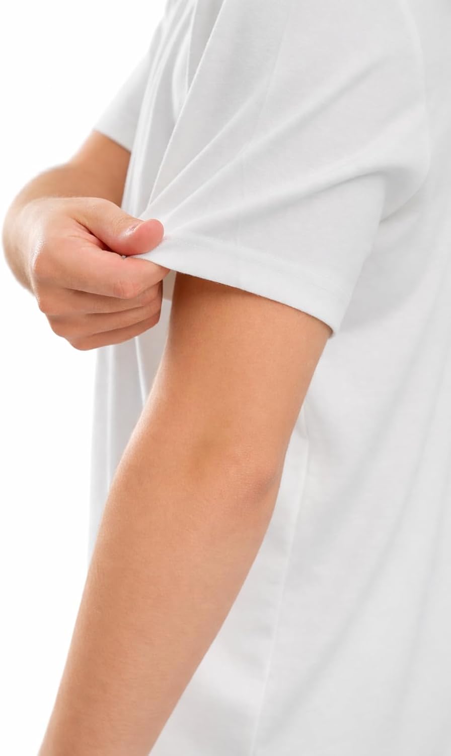 Men’s Heavyweight T-Shirt – Thick Premium Quality, Non See-Through, Slim Fit Crew Neck - Image 2