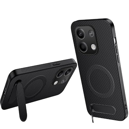 Jiajihua Magnetic Phone Case Compatible with Redmi Note 13 Pro 4G Black