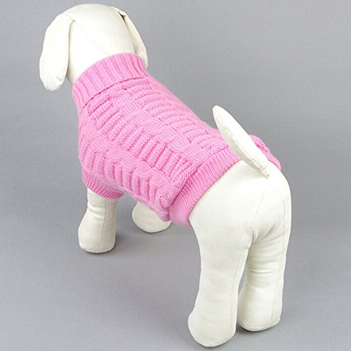 Norbi Small Pet Dog Cat Outdoor Warm Puppy Sweater Knitwear Clothes Jumper #TOP1