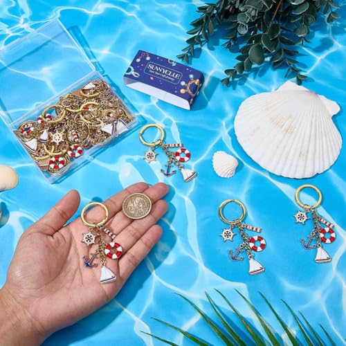 Pendentifs bateau et phare d'été parfaits comme cadeau d'invité - 4