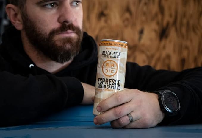 For coffee aficionados who crave convenience without compromising on flavor, Black Rifle Coffee's new canned 11 oz coffee is a game-changer. Brewed using a blend of Brazilian and Colombian beans, these cans offer an exceptionally smooth and robust taste that will satisfy even the most discerning palate. With a variety of roasts available, whether you prefer a bold and intense dark roast or a milder and smoother option, there's a perfect cup waiting for you. This ready-to-drink coffee is an ideal gift or personal indulgence, showcasing Black Rifle Coffee's dedication to delivering the freshest and most invigorating coffee experience.