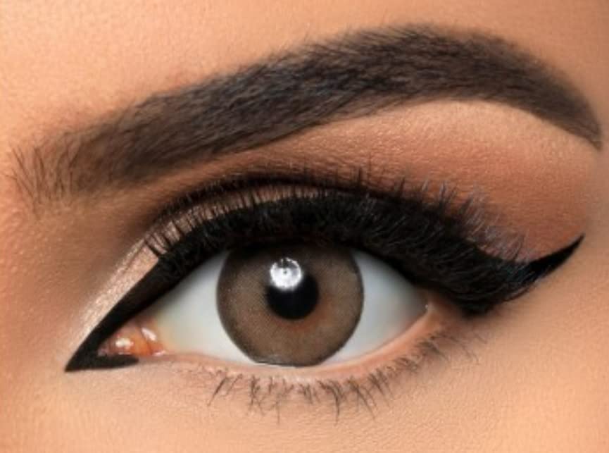 Dahab Soft Contact Lenses - Dahab Daily Collection (1 Pair Pack, Cappuccino #35)