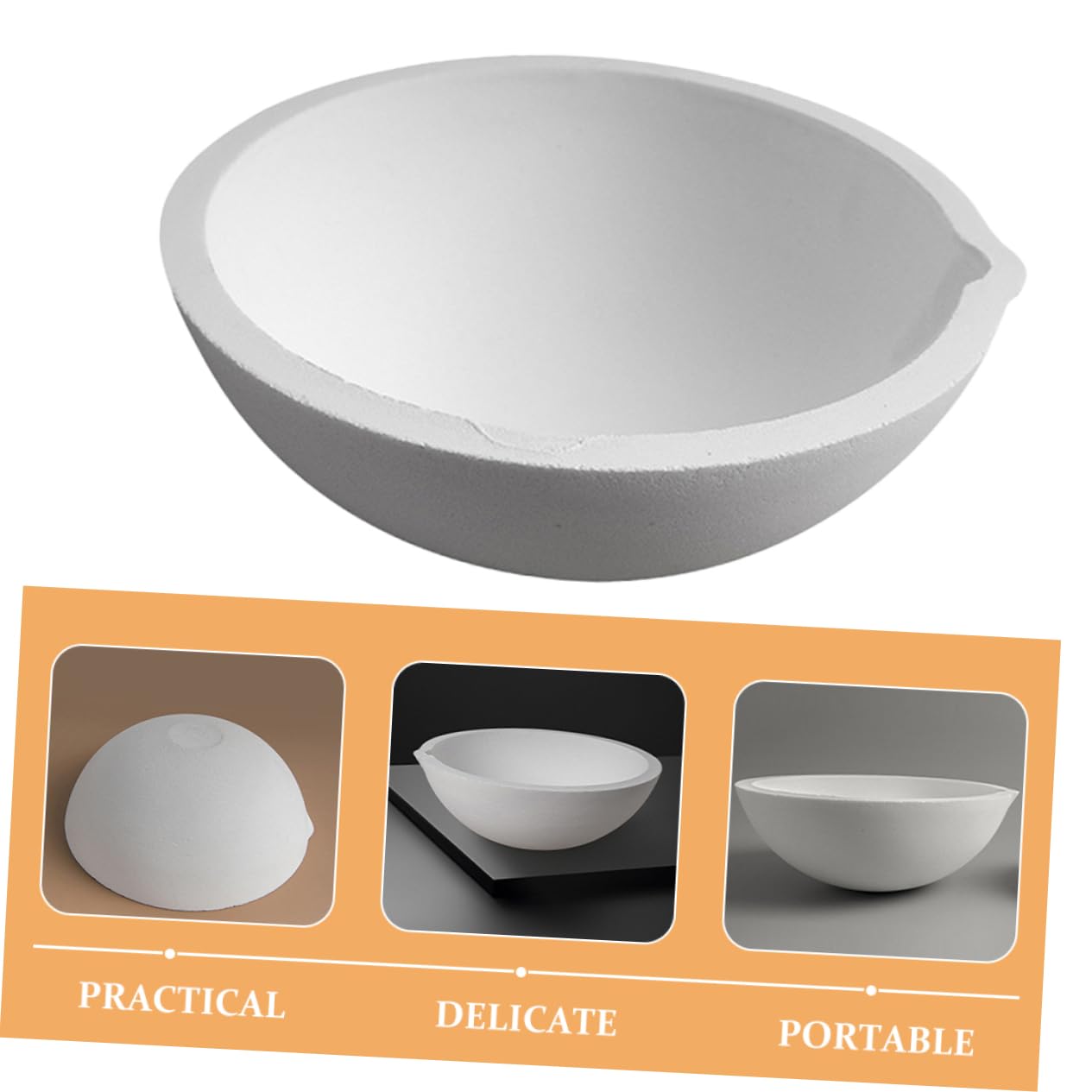Lab Tool Evaporating Dish Ceramic Evaporating Basin Evaporation Bowl Spout