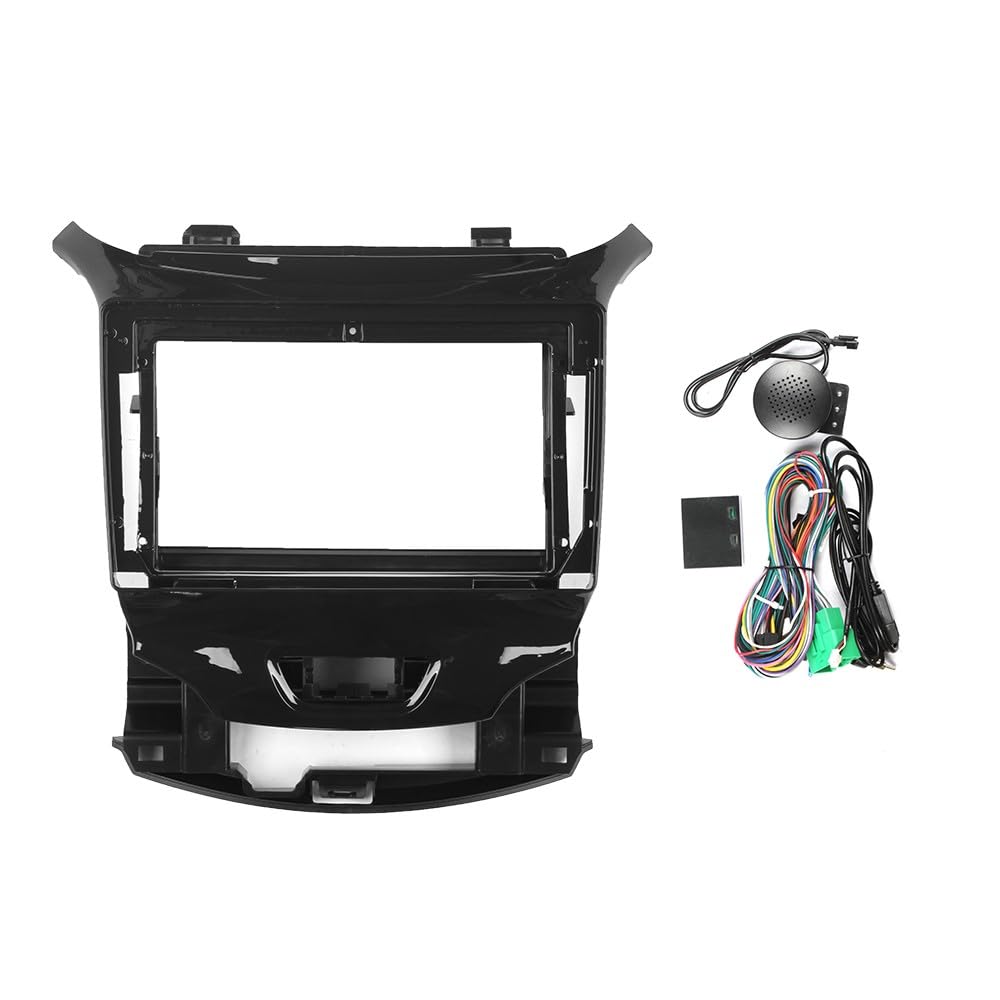 9" Car Stereo Navigation FM Radio Mounting Frame Bracket with Wiring Harness Compatible with Chevrolet Cruze 2015 2016 2017 2018 2019 2020