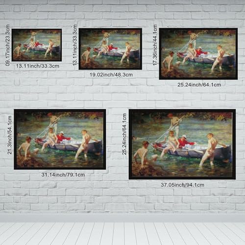 Toile tendue Ruby Henry Scott Tuke - Affiche malachite 30x45cm - 2