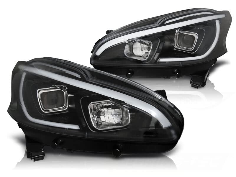 2 Phares Avant Gauche + Droite Pour Peugeot 208 I 2012-2020 - Neufs, Halogène H7, Garantie 1 An